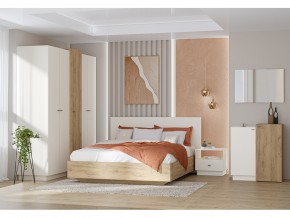 Кровать Квадро арт.031-М1 1400 миндаль в Трёхгорном - tryohgornyj.mebel74.com | фото 2