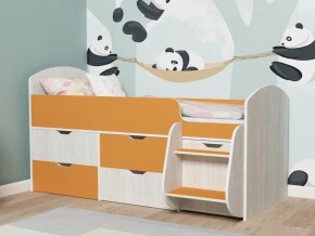 Кровать Малыш-7 Винтербер-Оранжевый в Трёхгорном - tryohgornyj.mebel74.com | фото
