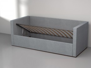 Кровать мягкая с подъёмным механизмом арт. 030 серый в Трёхгорном - tryohgornyj.mebel74.com | фото 2