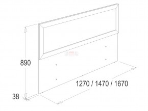 Кровать Ольга 14 1400 в Трёхгорном - tryohgornyj.mebel74.com | фото 3