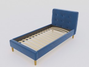Кровать Пайли 900 синий в Трёхгорном - tryohgornyj.mebel74.com | фото