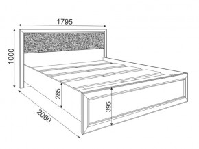 Кровать с настилом 1600 Саванна М05 в Трёхгорном - tryohgornyj.mebel74.com | фото 2