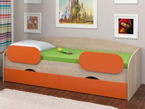 Кровать Соня 2 сонома-оранжевый в Трёхгорном - tryohgornyj.mebel74.com | фото 2