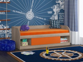 Кровать Соня 4 сонома-оранжевый в Трёхгорном - tryohgornyj.mebel74.com | фото 1