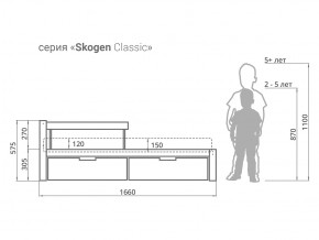 Кровать Svogen classic с ящиками и бортиком лаванда в Трёхгорном - tryohgornyj.mebel74.com | фото 2