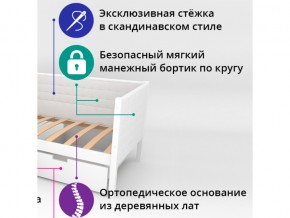 Кровать-тахта мягкая Svogen бежевый-белый в Трёхгорном - tryohgornyj.mebel74.com | фото 2