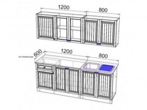 Кухня Хозяюшка 2000 фисташка в Трёхгорном - tryohgornyj.mebel74.com | фото 2