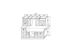 Кухня Кантри 2800 мм в Трёхгорном - tryohgornyj.mebel74.com | фото 2