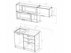 Кухонный гарнитур Алина экстра 1700 мм в Трёхгорном - tryohgornyj.mebel74.com | фото 5