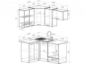 Кухонный гарнитур Антика мега прайм 1200х1600 мм в Трёхгорном - tryohgornyj.mebel74.com | фото 6