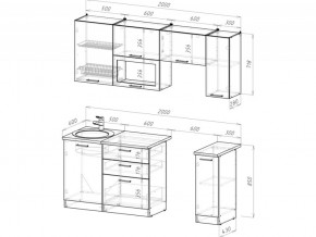 Кухонный гарнитур Антика ультра 2000 мм в Трёхгорном - tryohgornyj.mebel74.com | фото 6