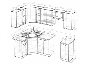 Кухонный гарнитур Арина оптима 1300х2500 мм в Трёхгорном - tryohgornyj.mebel74.com | фото 6