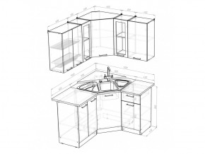 Кухонный гарнитур Лариса оптима 2 1500х1300 мм в Трёхгорном - tryohgornyj.mebel74.com | фото 5