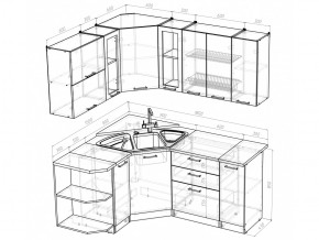 Кухонный гарнитур Лариса оптима 3 1500х1800 мм в Трёхгорном - tryohgornyj.mebel74.com | фото 5