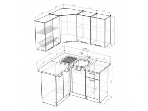 Кухонный гарнитур Лариса прайм 1 1200х1400 мм в Трёхгорном - tryohgornyj.mebel74.com | фото 6