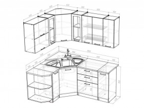 Кухонный гарнитур Лоретта оптима 1500х1800 мм в Трёхгорном - tryohgornyj.mebel74.com | фото 6