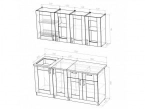 Кухонный гарнитур Ника демо 1700 мм в Трёхгорном - tryohgornyj.mebel74.com | фото 4