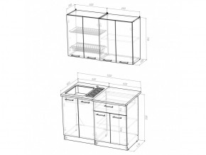 Кухонный гарнитур Ольга лайт 1 1200 мм в Трёхгорном - tryohgornyj.mebel74.com | фото 5