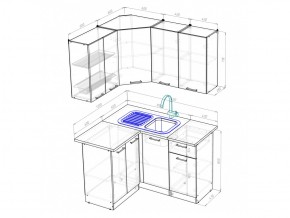 Кухонный гарнитур Полина прайм 1200х1400 мм в Трёхгорном - tryohgornyj.mebel74.com | фото 6