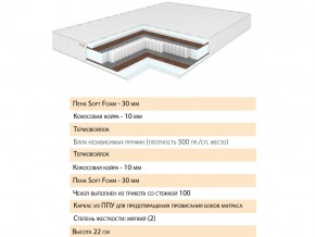 Матрас Шалла 120х200 в Трёхгорном - tryohgornyj.mebel74.com | фото 2