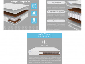 Матрас Sleep Nova шириной 1400 мм в Трёхгорном - tryohgornyj.mebel74.com | фото 2