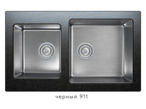 Мойка комбинированная Tolero twist TTS-840 Черный 911 в Трёхгорном - tryohgornyj.mebel74.com | фото