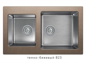 Мойка комбинированная Tolero twist TTS-840 Темно-бежевый 823 в Трёхгорном - tryohgornyj.mebel74.com | фото