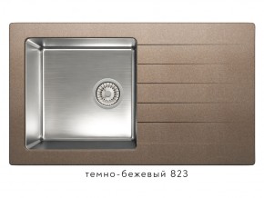 Мойка комбинированная Tolero twist TTS-860 Темно-бежевый 82 в Трёхгорном - tryohgornyj.mebel74.com | фото