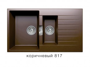 Мойка кварцевая Tolero Loft TL-860 Коричневый 817 в Трёхгорном - tryohgornyj.mebel74.com | фото