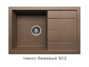 Мойка кварцевая Tolero R-112 Темно-бежевый 823 в Трёхгорном - tryohgornyj.mebel74.com | фото