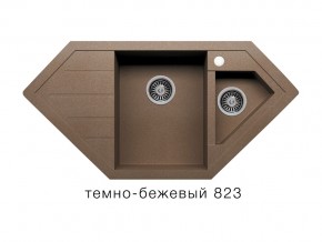 Мойка кварцевая Tolero R-114 Темно-бежевый 823 в Трёхгорном - tryohgornyj.mebel74.com | фото