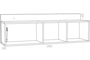 Полка Оливия НМ 011.38-01 Х в Трёхгорном - tryohgornyj.mebel74.com | фото 3