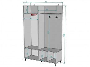 Прихожая Лофт V17 в Трёхгорном - tryohgornyj.mebel74.com | фото 3