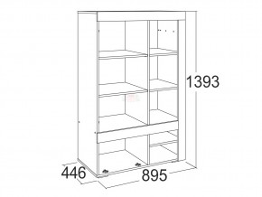 Шкаф комбинированный низкий Ольга 19 в Трёхгорном - tryohgornyj.mebel74.com | фото 2