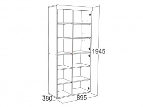 Шкаф комбинированный высокий Ольга 19 в Трёхгорном - tryohgornyj.mebel74.com | фото 2