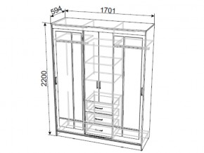 Шкаф-купе ШКП 1 NN в Трёхгорном - tryohgornyj.mebel74.com | фото 3