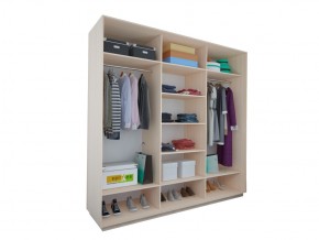 Шкаф-купе трехдверный №34 2100*420 в Трёхгорном - tryohgornyj.mebel74.com | фото 2
