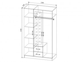 Шкаф Софи СШК1200.1 трехдверный в Трёхгорном - tryohgornyj.mebel74.com | фото 2