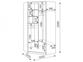 Шкаф угловой М34 Тиффани в Трёхгорном - tryohgornyj.mebel74.com | фото 3