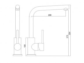 Смеситель Logic LM2103 хром в Трёхгорном - tryohgornyj.mebel74.com | фото 2