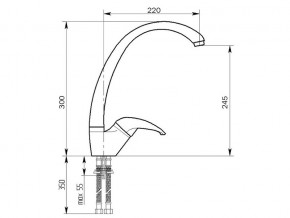 Смеситель MS-001 в Трёхгорном - tryohgornyj.mebel74.com | фото 2