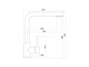 Смеситель Sprint logic LM2196 Stainless Steel в Трёхгорном - tryohgornyj.mebel74.com | фото 2