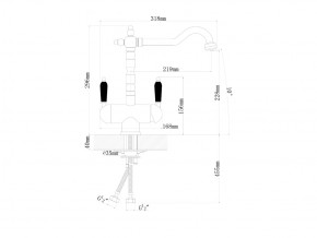 Смесители Florentina Ария бронза в Трёхгорном - tryohgornyj.mebel74.com | фото 2