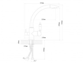 Смесители Florentina Шале бронза в Трёхгорном - tryohgornyj.mebel74.com | фото 2