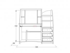 Стол компьютерный СК 1 венге/млечный дуб в Трёхгорном - tryohgornyj.mebel74.com | фото 3