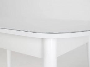Стол раскладной Хоста опоры массив цилиндрический Белый в Трёхгорном - tryohgornyj.mebel74.com | фото 4