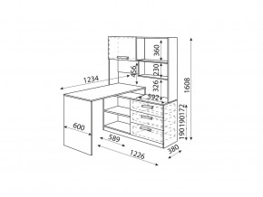 Стол угловой Дуглас Модуль №7 в Трёхгорном - tryohgornyj.mebel74.com | фото 2