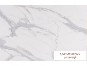 Столешница Гранит белый глянец 26 мм в Трёхгорном - tryohgornyj.mebel74.com | фото 1