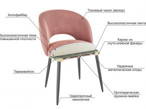 Стул Моли велюр синий в Трёхгорном - tryohgornyj.mebel74.com | фото 2