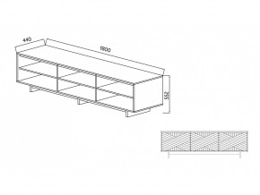 Тумба для ТВА Moderno-1800 Ф3 в Трёхгорном - tryohgornyj.mebel74.com | фото 4